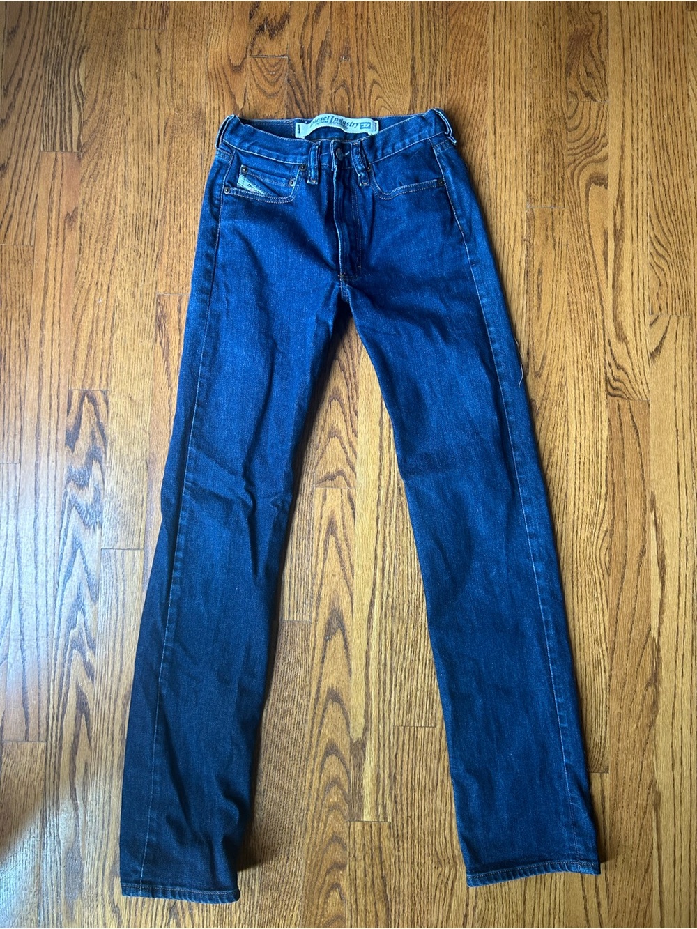 Classic Diesel Dark Blue Straight-Leg Jeans